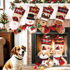 Personalized Christmas Stockings,Custom Christmas Stocking for Family(8pcs) - Image 3