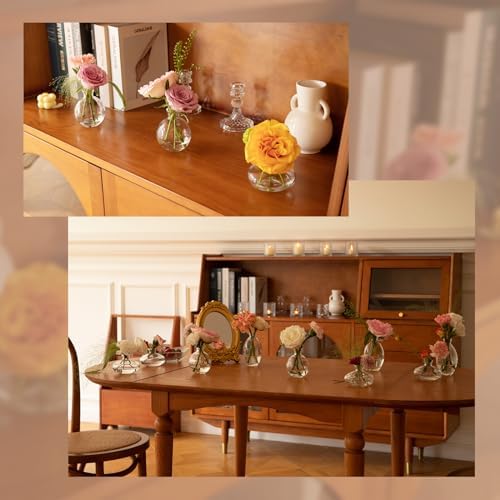 Glass Bud Vase Set of 28 Pcs for Rustic Wedding Centerpieces - Image 7