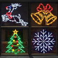 TRWYMZ Christmas Decorations - 16" Christmas Window Silhouette Lights by TRWYMZ