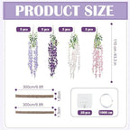 Bucherry Jungle Theme Decoration Set, Purple and Pink, Wisteria, 45 Pcs - Image 3