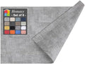 Homaxy PU Faux Leather Placemats for Dining Table, Set of 8, Light Grey by Homaxy
