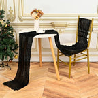 24 Pack Black 10Ft Cheesecloth Table Runner - Image 5