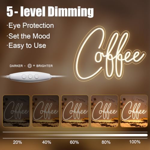Coffee Neon Sign LED Night Coffee Bar Wall Light Decoration for Cafe Shop - Image 4