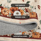 Artoid Mode Pumpkins Floral Corns Fall Runner Rug 2x6 Feet - Image 6