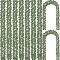 CQURE 96Pcs Eucalyptus Garland,Artificial Eucalyptus Leaves Table Greenery Garland Wreath Vines for Wedding Party Table Fireplace Wall Room Decor by CQURE