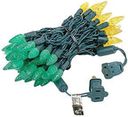 Novelty Lights 24FT 70 LED C6 Christmas String Lights, Green & Yellow - Image 5