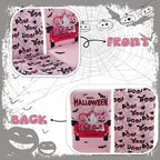Halloween Chair Covers Set of 4 Ghost Dining Chair Covers for Party Kitchen Removable Seat Cover for Chairs Halloween Decorations Indoor - Image 5