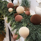 4In Velvet Ornaments for Christmas Tree, 9pcs Large Christmas Ornaments Set - Image 5