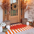 Moucuny 2 Pcs Long Fall Welcome Door Mat Outdoor, Non Slip Backing - Image 7