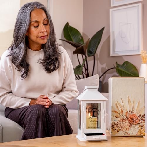 Memorial Lantern with Photo Frame & Keepsake Drawer | Ready-to-Gift Box - Image 2