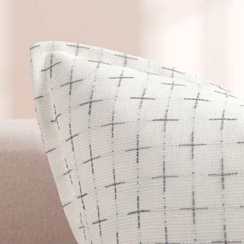 ZWJD Pillow Covers 22x22 Set of 2 Soft Polyester Textured Pillow Covers with Stylish Flange Edge Cozy Farmhouse Throw Pillows for Couch Bed Sofa Living Room - Image 2