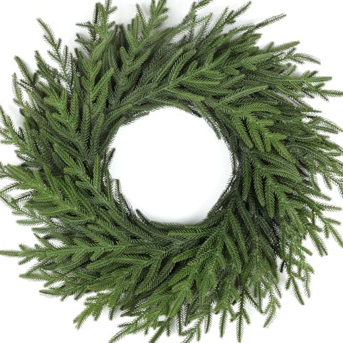 Artgar 26 Inch Pine Wreath - Christmas Wreaths for Front Door by ArtgarArtificialPlantDecorations