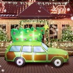 Vihose 8FT Christmas Station Wagon Inflatable with LED Lights for Yard - Image 6