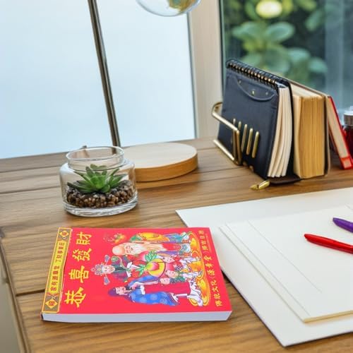 Lunar Calendar: 2027 Traditional Chinese Planner - 25.9x18.8cm/10.2x7.4in Goat Year Hanging Lunar Calendar - Wall Decoration for Living Room Office - Image 6