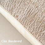 FUTEI Pack of 2 Chenille Soft Throw Pillow Covers 18x18 Inch, Oatmeal - Image 3