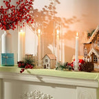Teenyyou 36 Set Glass Hurricane Candle Holders Candlestick Bulk 12.6",Clear - Image 4