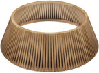 Best Choice Products 42in Christmas Tree Collar, Solid Wood Slatted Tree Skirt Holiday Accessory for Home - Chestnut by BestChoiceProducts