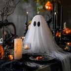 Gilprop 4 Set Halloween Veil Ghost Table Decorations DIY Spooky Ghost Decor - Image 5