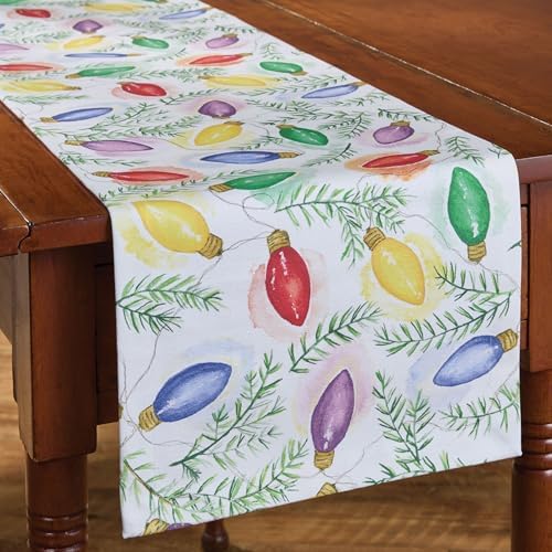 Park Designs Holiday Lights Table Runner 13" x 54" by ParkDesigns