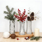 24 Pack Mini Glass Bud Vases, Small Clear Flower Vases Bulk - Image 2