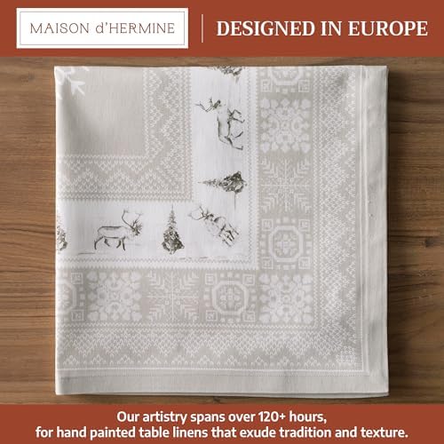 Maison d' Hermine Cloth Napkins Set of 4 Reusable 100% Cotton (20" x 20") - Image 2