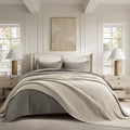 EVERGRACEHOME Chunky Chenille Knit Throw Blanket, 108x92, Warm Gray by EVERGRACE