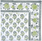 Hand Block Print Cloth Napkins Dining Table Napkin Set of 6 – 20 x 20 Inch for Farmhouse Decor Thanksgiving, Christmas, Easter, Party, Wedding, Printed Washable Reusable Cotton Dinner Napkins - Image 5