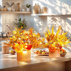 2 Pack Thanksgiving Centerpiece Fall Table Flower - Image 6