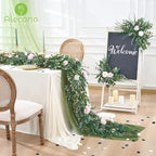 Alecono 100pcs Mixed Eucalyptus Leaves Stems Bulk, 4 Kinds Artificial Greenery Stems Faux Sliver Dollar Fake Greenery for Centerpieces Wedding DIY Bouquets Floral Arrangement Party Decor - Image 2