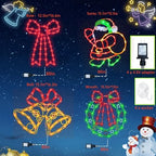 TRWYMZ Christmas Decorations - 16" Christmas Window Silhouette Lights - Image 3