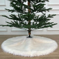 36-Inch Huntsman High-Pile Faux Fur Christmas Tree Skirt, Ivory by StarryDynamo