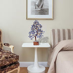 ZENFULSTONE Lapis Lazuli Crystal Tree for Wisdom & Truth Décor for Home and Office | Handmade Bonsai for Communication & Clarity of Thought | Perfect Insight Gift for Loved Ones - Image 4