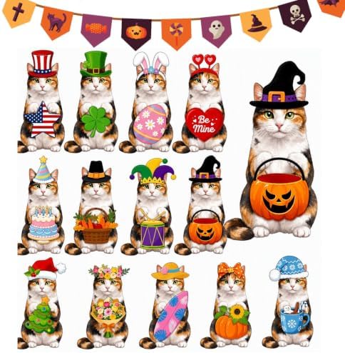 Magnetic Interchangeable Wooden Animal Decor Seasonal Holiday (X) - Image 2