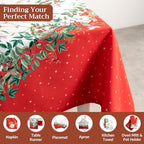 Maison d' Hermine Table Cloth Rectangle Table Reusable 100% Cotton 60"x108" - Image 4