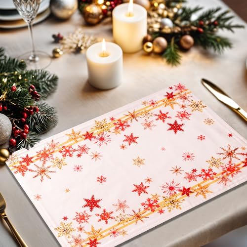 Maison d' Hermine Placemats Set of 4 Reusable 100% Cotton (13"x19") - Image 5
