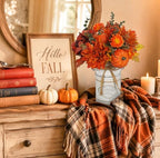 Fall Centerpieces for Tables Fall Flowers in Vase Fall Floral Arrangement - Image 4