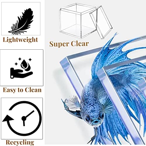 KissYou Acrylic Box With Lid 24 Pieces Small Clear Square Cube Jewelry Storage Box Wedding Party Gift Candy Boxes - Image 3