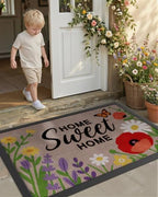 Color&Geometry Outside Welcome Front Door Mat, 32"x48" Blossom Beige - Image 5