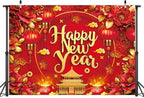 Chinese New Year 2027 Backdrop 10x8FT Red Lantern Traditional Happy Lunar New Year Photography Background Chinese Spring Festival Party Decorations Supplies Photo Props - Image 2