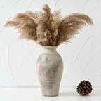 LUKA Ceramic Rustic Flower Vase Home Decor-11 inches Large Tall Retro Vases by LUKA