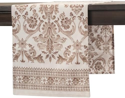 Maison d' Hermine Table Runner 100% Cotton 14.50" x 108" (Double Layer) by MaisondHermine