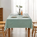 BALCONY & FALCON Rectangle Table Cloth Waterproof Sage Green 55"x95" by BALCONYFALCON