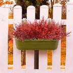 RECUTMS Fake Fall Outdoor Flowers Artificial Lavender Plants,Autumn Decor - Image 5