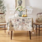 ISAENNE Designer French Rectangular Printed Tablecloth,118"x67" - Image 3