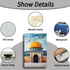 TIEHAOMAI Dome of the Rock Wall Art（Mosque-2,28x42inch (70x105cm) - Image 6