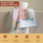 Maison d' Hermine Cloth Napkins Set of 4 Reusable 100% Cotton (20" x 20") - Image 3