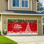 WovWeave Merry Garage Door Cover Banner, 7 x 16 ft - Image 6