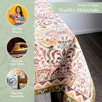 Maison d' Hermine Table Cloth Rectangle Table Reusable 100% Cotton 70"x90" - Image 3