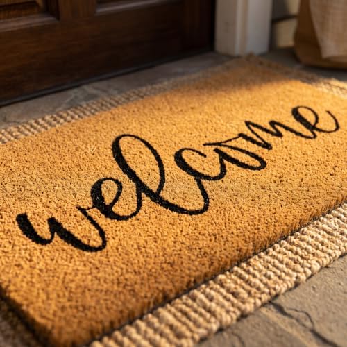 THEODORE MAGNUS Welcome Doormat | Aesthetic Script for Front Door Entrance - 17x30 - Image 6