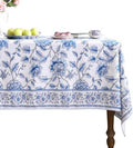 ISAENNE Designer French Rectangular Reusable Tablecloth,94"x63" by Isaennehomedecoration